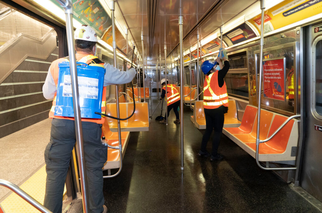 Survey finds 3 out of 4 riders say MTA cleaning for COVID makes them feel safer