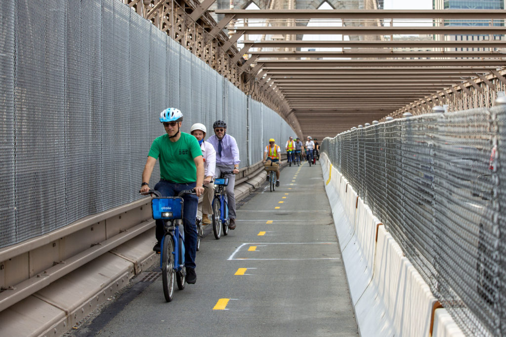 Brooklyn Bridge bike lane ridership skyrockets